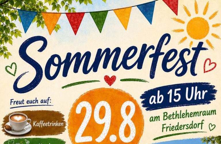 Wir feiern ein Sommerfest