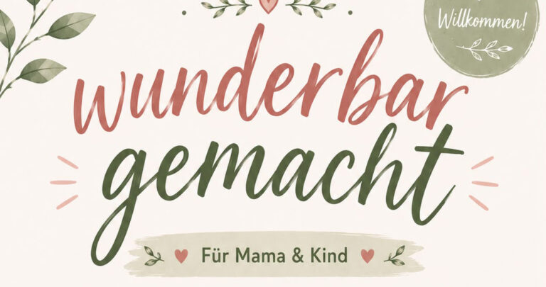 Neu: Für Mamas mit kleinen Kindern